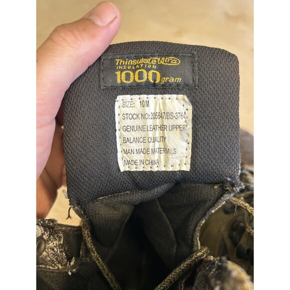 Guide Gear Mens  Hunting Boots  Camoflauge Size 10M 1000 Gram Thinsulate main image 11